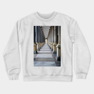 Corridor between columns Crewneck Sweatshirt